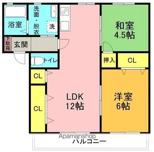 アネックスみやび【203号室】の間取り