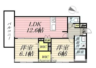 MAISON GREEN NOA【1階】の間取り