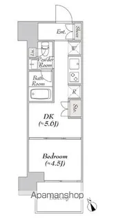 ウエリスアーバン水天宮前【6階】の間取り