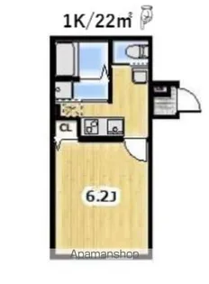 AMBITION野田【205号室】の間取り