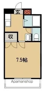ビューテラス【5階】の間取り