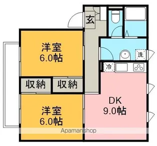 メゾン志藤 B【2階】の間取り