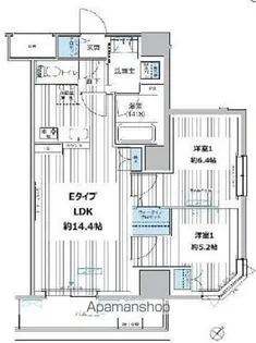 メゾン クロロ【8階】の間取り