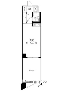 IWASAKI BLDG【9階】の間取り