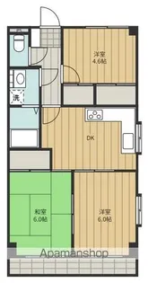 フォルテシモLP【305号室】の間取り