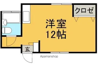 マキハウス【3-A号室】の間取り