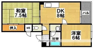 第三大朋マンション【307号室】の間取り