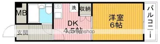ライオンズマンション豊中蛍池【2階】の間取り