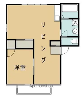 シャトーミキB棟【202.号室】の間取り