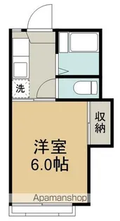 フラワーコーポB【202号室】の間取り