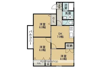 セーヌ【2階】の間取り