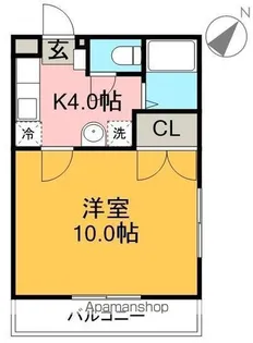 ハイネッツⅠ【201号室】の間取り