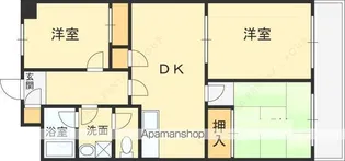 グランメゾン【203号室】の間取り