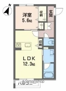 シャーメゾン パン サンク【2階】の間取り