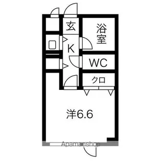 第2北條ビル【3階】の間取り