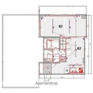 マンショントミー【4階】の間取り