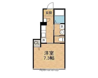 アウル西見前【1階】の間取り