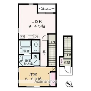 マンダリンツリー【2階】の間取り