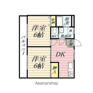 グリーンヒル駒岡【305号室】の間取り