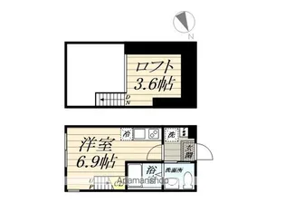 ハーミットクラブハウス戸塚テラス【204号室】の間取り