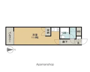 エスパシオ大町【4階】の間取り