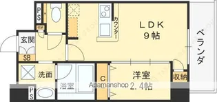 ミオーラ高槻【2階】の間取り