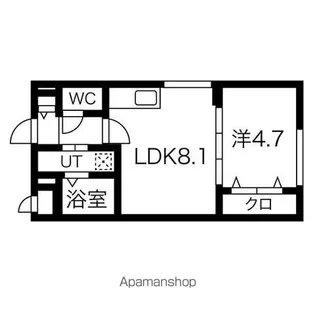 アステールシロイシ【1階】の間取り