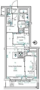 東京都練馬区中村3丁目【マンション】の間取り