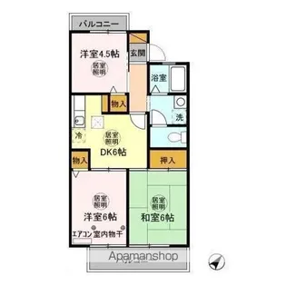 パークハウス【1階】の間取り