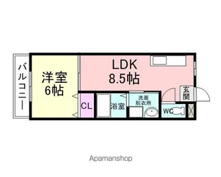 グレスト元町【2階】の間取り