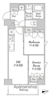 ミリアレジデンス両国【11階】の間取り