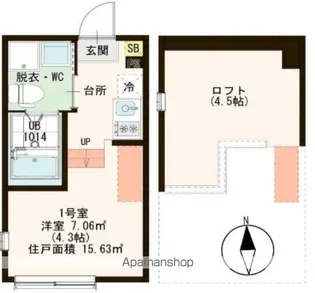 DREAM小岩【1階】の間取り