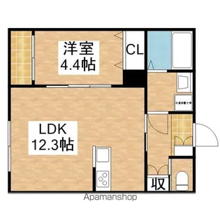 LE BOIS MIZUHO【1階】の間取り