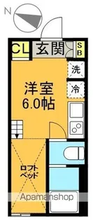 東京都世田谷区松原4丁目【マンション】の間取り