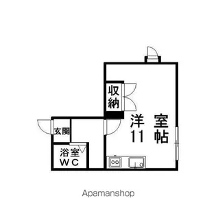 ドミールRAN【1階】の間取り
