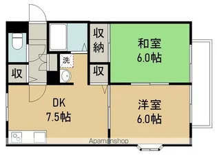 サンガーデン宮千代A【103号室】の間取り