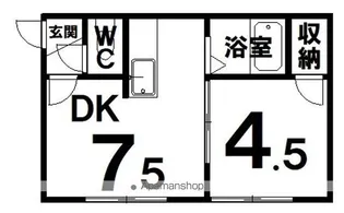 アーバンエステート松浦【105号室】の間取り