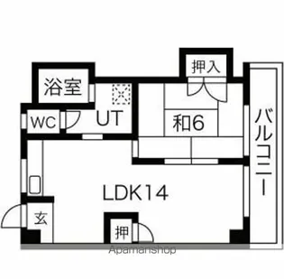 メゾン花園【207号室】の間取り