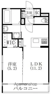 オランジュリー【4階】の間取り
