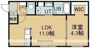 MARESSE・MJ(マレッセエムジェイ)【105号室】の間取り