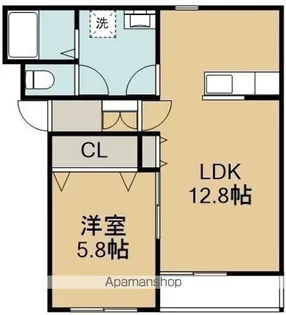 ラヴィドール【1階】の間取り