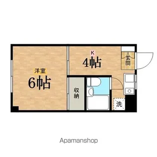 コーポステイブル【202号室】の間取り