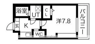エヌエムキャラント【1F-C号室】の間取り