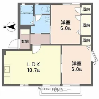 リベール藤【1階】の間取り