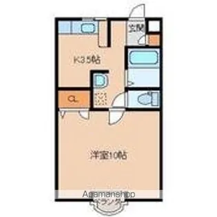 アベニューハイツ【1階】の間取り