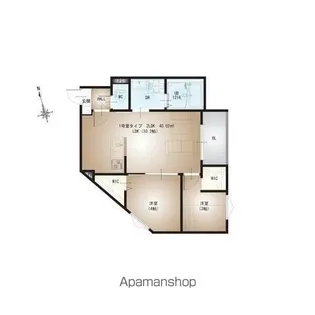REGALEST堺初芝【201号室】の間取り