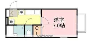 パセオプラシード雨宮【1階】の間取り