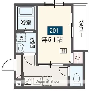 MELDIA八千代台北1丁目B【2階】の間取り