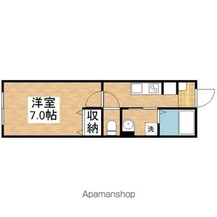 ブランメゾン吹上【203号室号室】の間取り