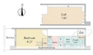 CAVANA東駒形【3階】の間取り